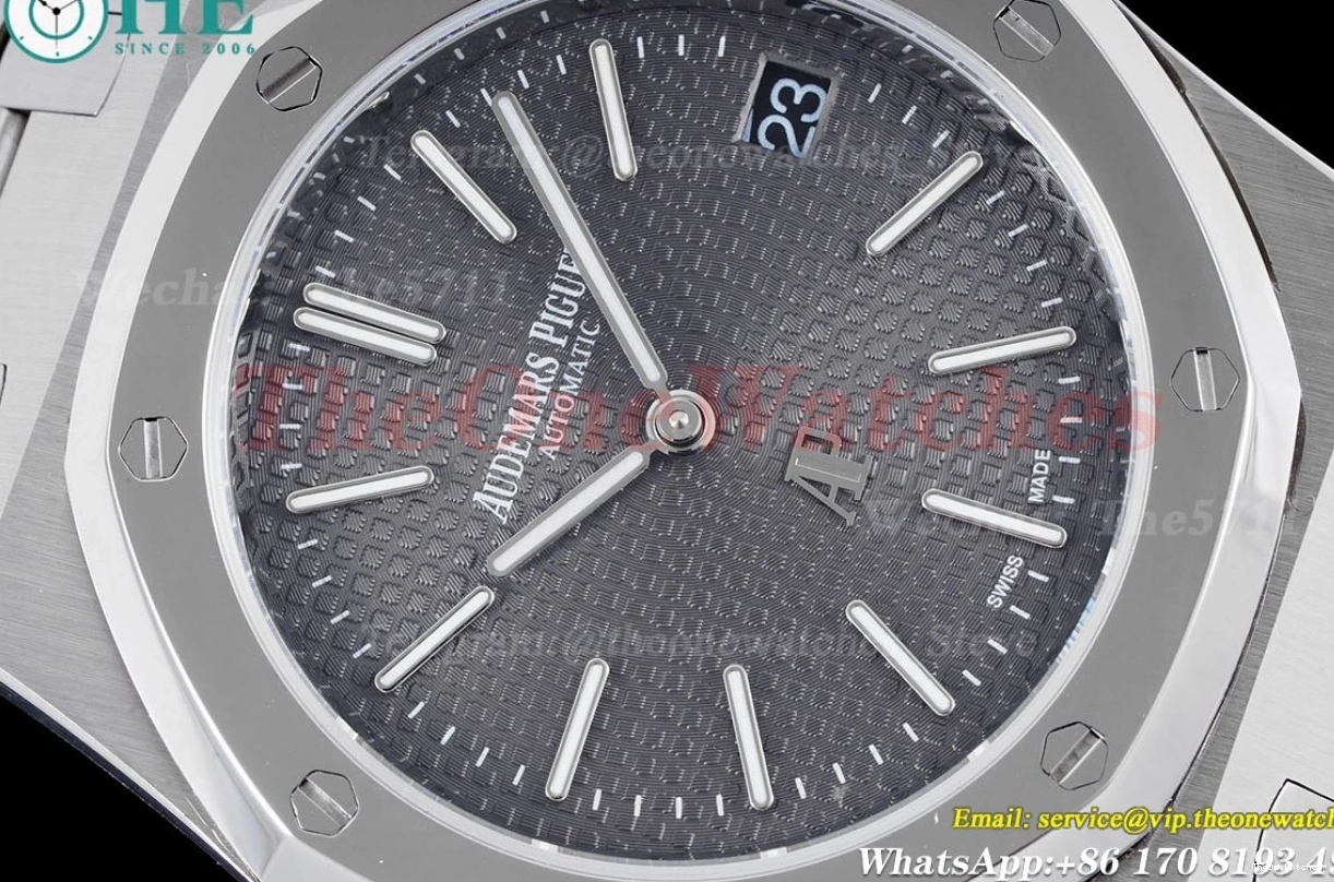 Textured A2121 Grey Dial BF 15202 39mm SS SS Oak Royal 0421